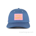 Topi baseball sederhana dengan tambalan flanel